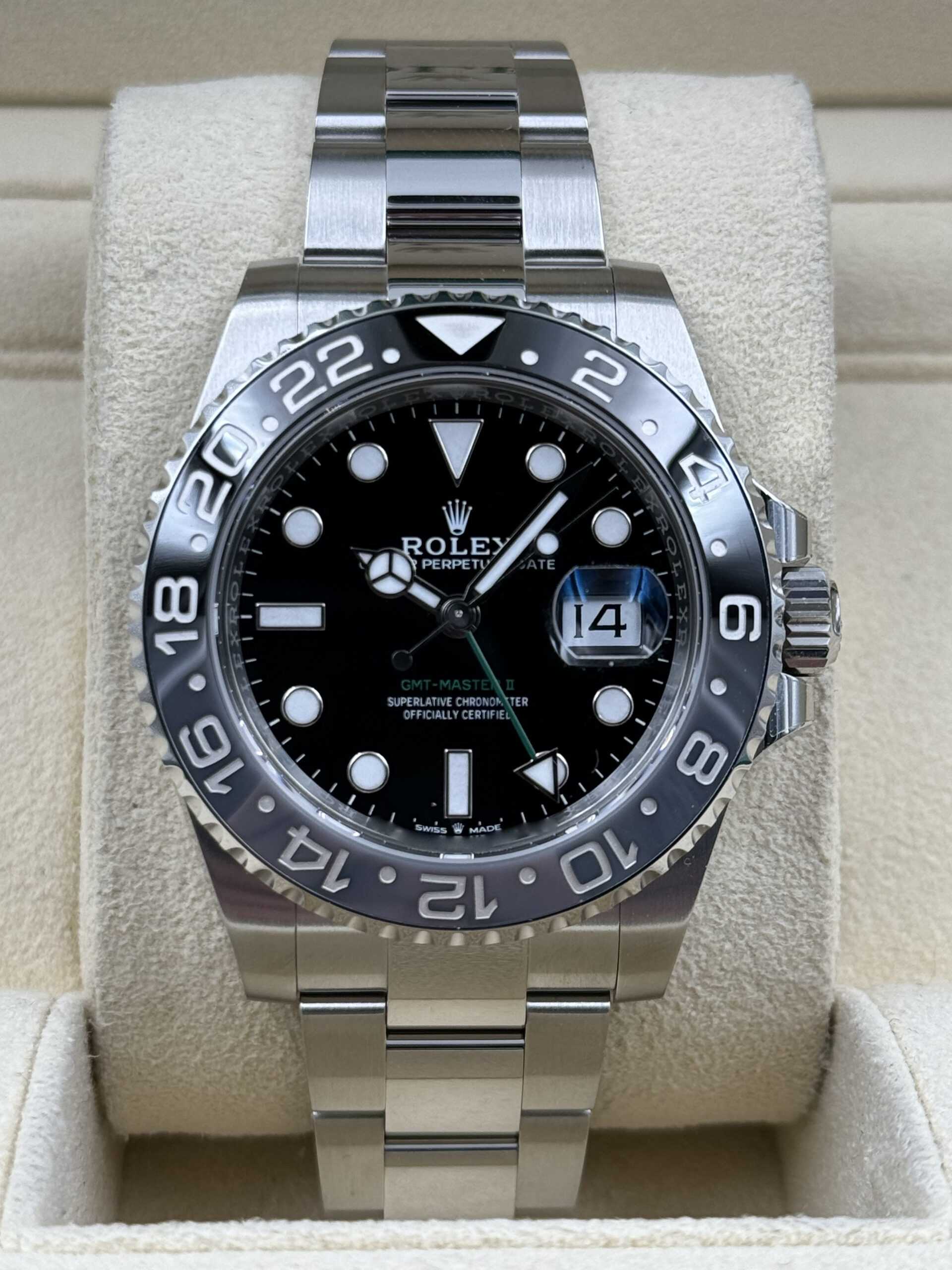 Rolex GMTMaster II Bruce Wayne 126710GRNR Guide Watch Limit