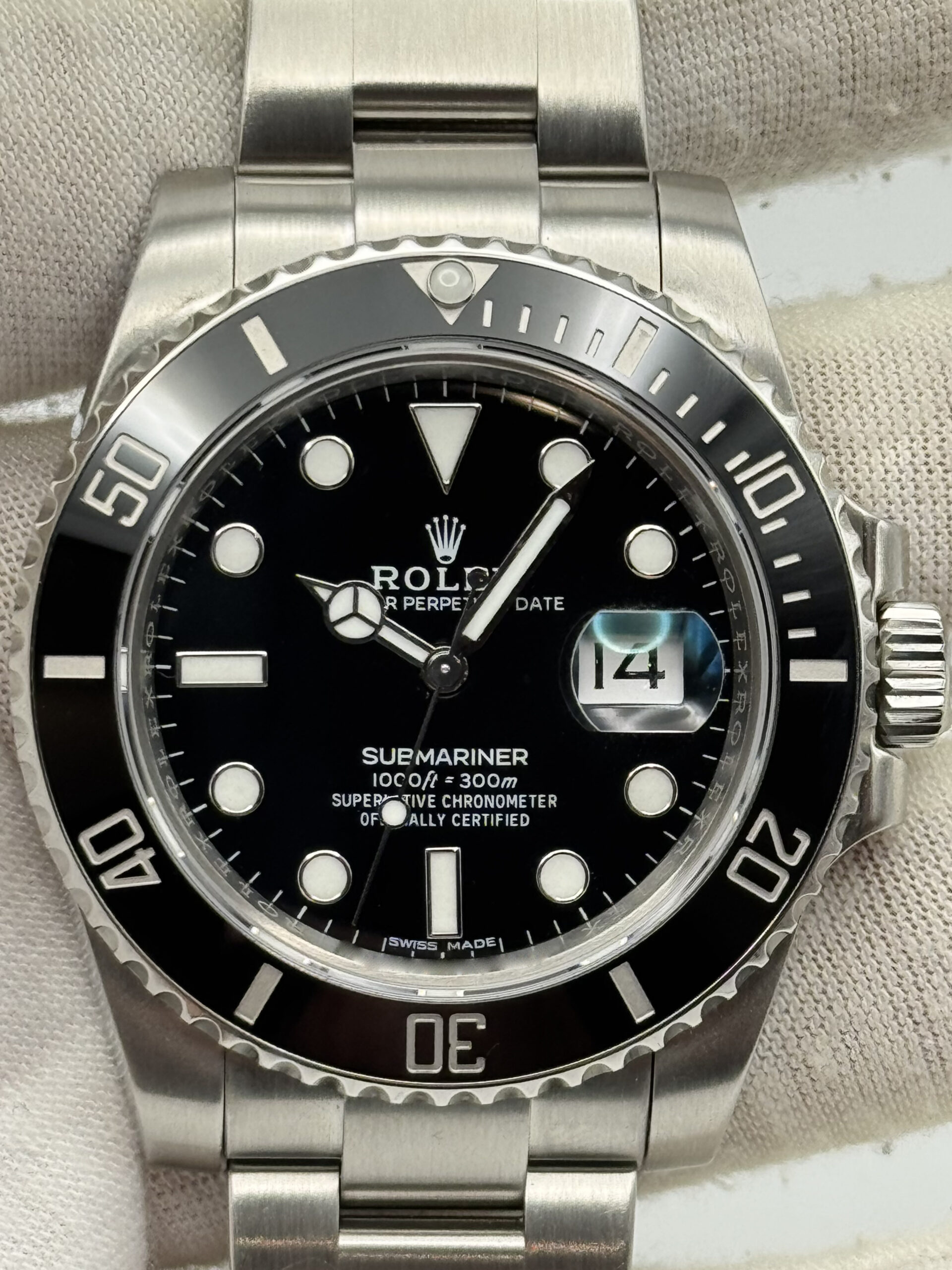 116610ln Bezel Submariner Zzf V2 Rolex Submariner Date 40mm